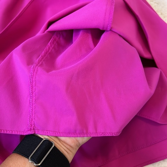 Cinq a Sept McKenna Knot Front Shirt Dress Fuschia - Picture 6 of 8